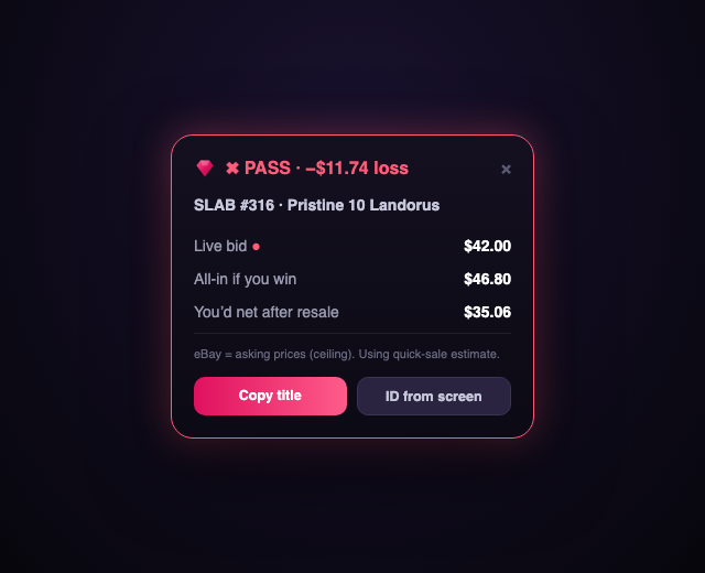 Ruby — Live Flip-Profit Assistant for Whatnot